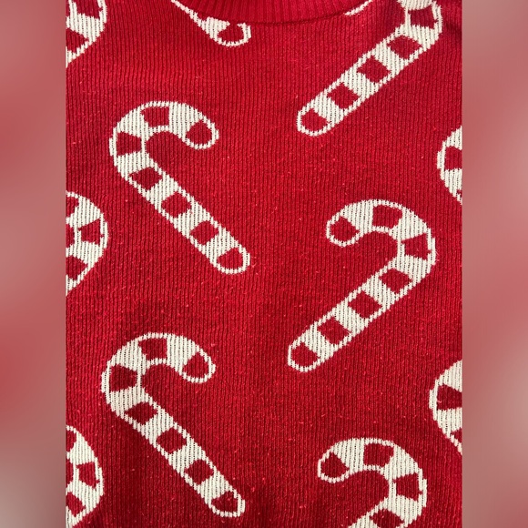 ASOS - holiday candy cane faux turtleneck sweater - Picture 5 of 10